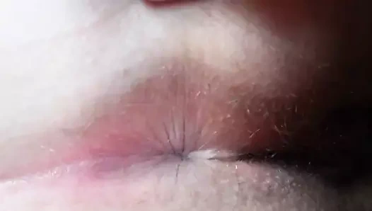 My bbw wife's winking her asshole while I play with it pt.2