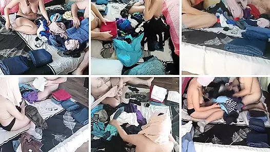 Amatör çift yatak odasında eğleniyor. Seksi amatör evli kadın şehvetli bir şekilde dondurma yalıyor. Seksi evli kadın yatak odasında kahvaltı servisi yapıyor