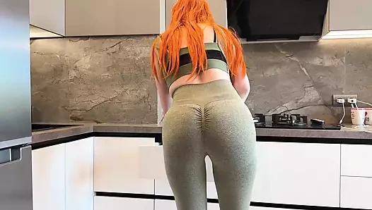 Brazenly Seduced and Fucked His Stepmother While Stepfather Was Away - Russian Amateur with Conversations and English Subtitles