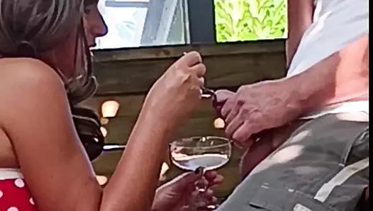 Sadece spermin tadını çıkarıyorum