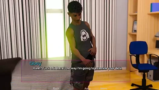 Kapa çeneni ve dans yetişkin oyununun üçlü oral seks sahnesi.