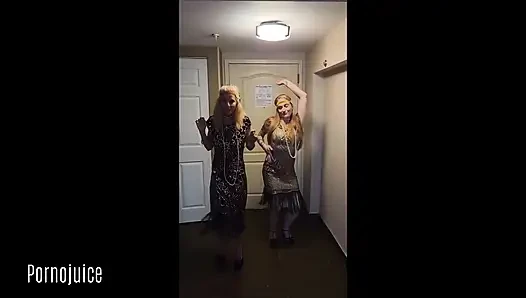 Seksi lezbiyen flappers xtrarenee ve dawn layla başrolde
