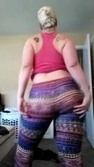 Bbw twerking ona büyük şişman ganimet