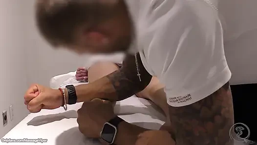Client Switches Roles and Turns into the Masseuse!