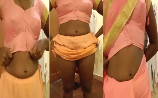 Desi Indian Tamil Hotwife's Big Ass & Pussy Teased in Saree - Cuck Films!