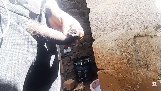 Foreman warehouse iş molası sırasında boşalma