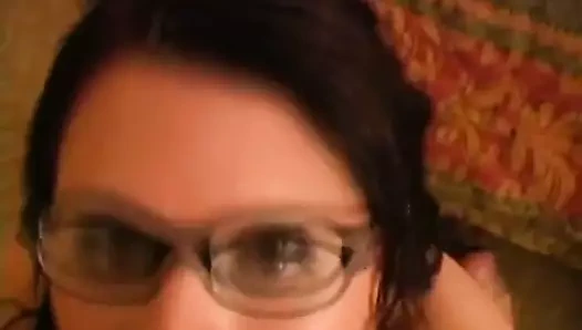 gözlüklü coşkulu bj ile Latin