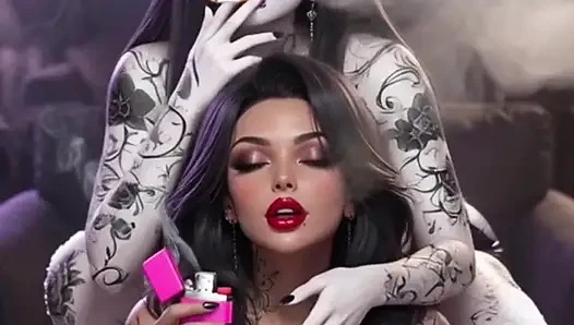 Animated Smoking Big Boobs Lesbian Girls Kissing Dirty Talking Point Of View Fetish