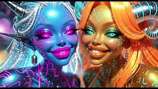 Captain Nova Song ve Kiss klipleri, ai animasyonu