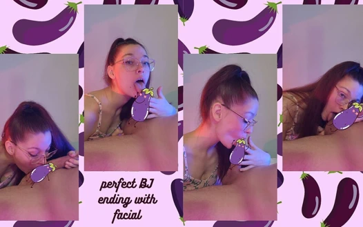 Ağzına boşalma ile biten mükemmel sakso