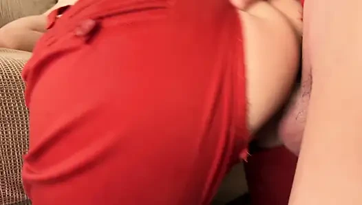 Sürtük hatun pantolonun içinden sikiliyor, seksi götüne boşalıyor