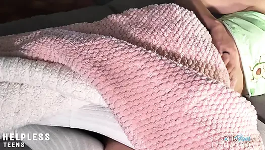 young and innocent stepsister virgin pussy teasing and rubbing!