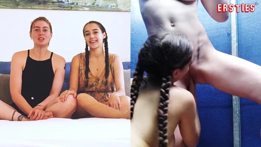 Ersties - heyecanlı ve ıslak doruk noktası ile açık havuz macerası