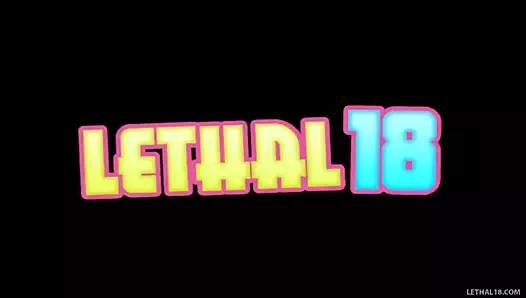 Teen'in genç kedi boşalmak ile dolu