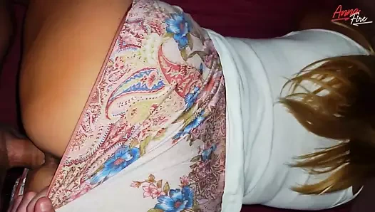 Üvey annem orta yaşlı seksi kadına verdiğim yanlışlıkla dölleme
