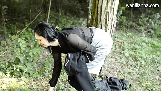 Bir erkek delisi ağaçlarda yakalandı