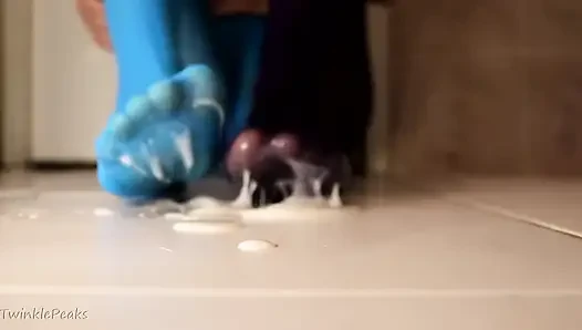 Cum ile ıslanmış çoraplar
