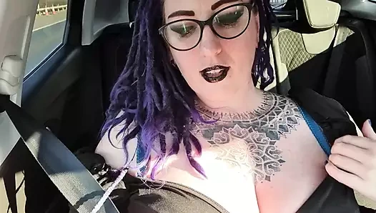 Büyük memeli yolda yanıp sönen