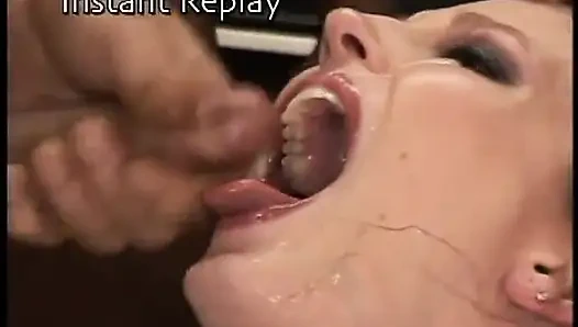 Hailey Young'dan 10 kişilik boşalmalı film