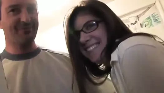 Kolej fahişe Başlarken kedi becerdin