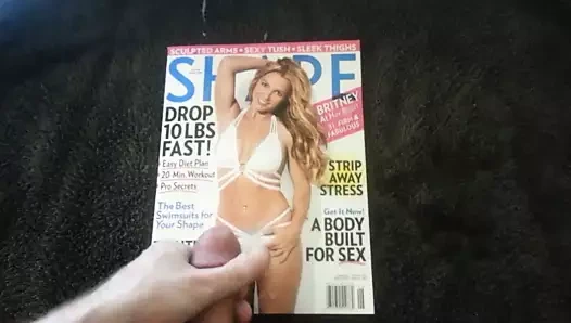 Mastürbasyon ve britney spears şekli mag üzerinde sağladım