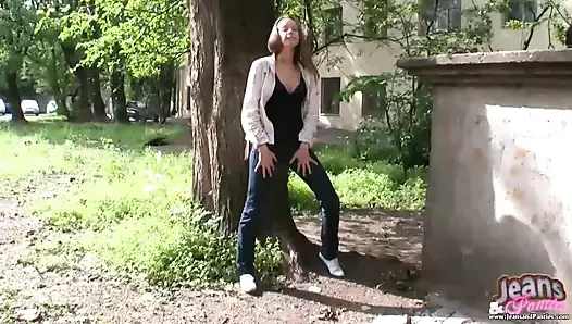 Let me show you whats under my jeans