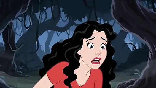 Öğrenci kız kampta seks yapıyor. Cartoon Horror Parody