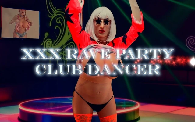 Xxx rave parti kulübü dansçısı