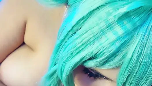 Anime kızı Hatsune Miku sikiliyor