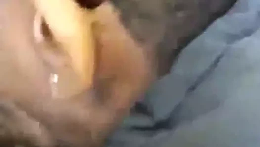 Dare to suck on subway train