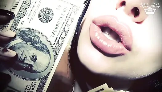 Para ve dudaklarım mükemmel çift! ASMR