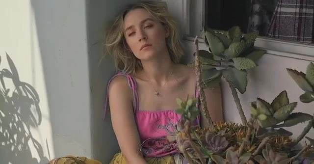 Saoirse Ronan in pretty indoor photoshoot