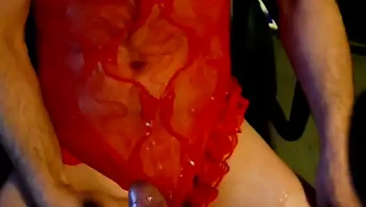 crossdresser üzerinde boşalmak