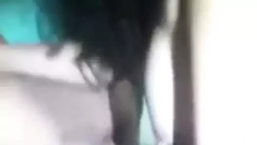 Mi esposa tetona mamando verga