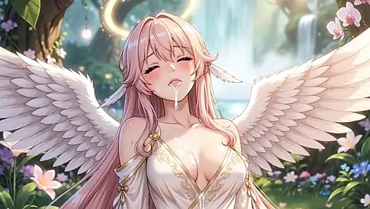 Büyük memeli hentai angel mastürbasyon yapıyor