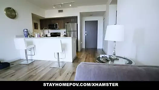 Beautiful Babysitter Kylie Quinn Bounces On Big Dick