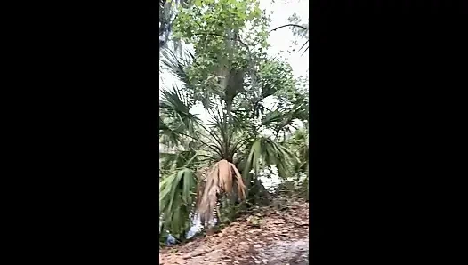 Açık havada trail peeing