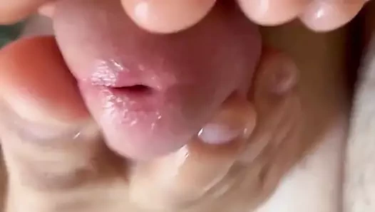 Ateşli latinin ilk ayakla mastürbasyonu