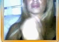 Sarışın ile büyük memeler içinde web kamerası 2