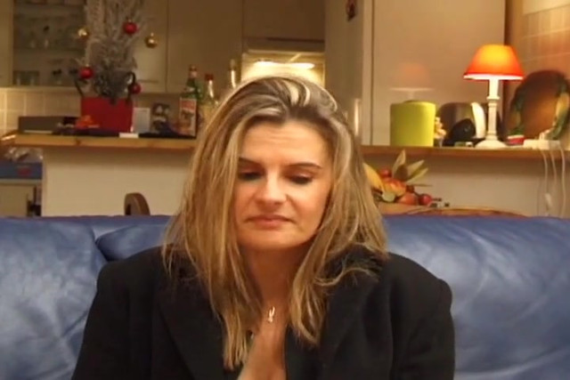 French blonde whore spanked hard before cumshot