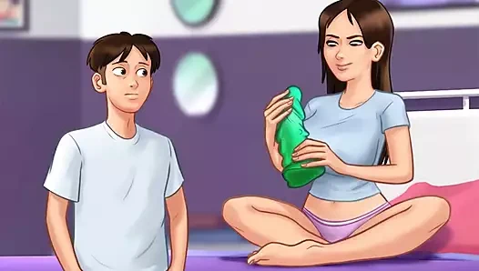 Summertimesaga hatunum için en iyi hediye: dev bir dildo bölüm 40