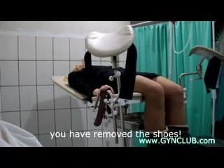 Jinekolog muayene sarışın