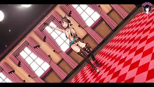 Seksi liza - zıplama dansı (3 boyutlu hentai)