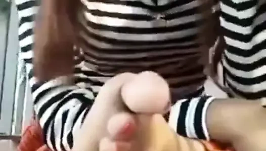 Desi kız ev yapımı video ayaklar