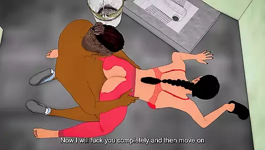 Baldızın eli tuvalet borusuna sıkıştı kayınbiraderi bundan faydalandı ve baldızını sikti