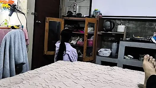 Bakış açısı Taylandlı öğrenci nong cherry (sahne arkası)