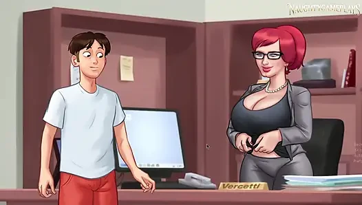 Milf With Huge Boobs Getting Fucked By Big Dick - Summertime Saga Part 47 By DarkCookie - 3D Game