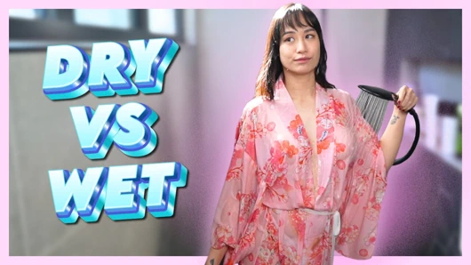 4k Transparan Kimono sırılsıklam. Elixir Elf ile kuru ve ıslak