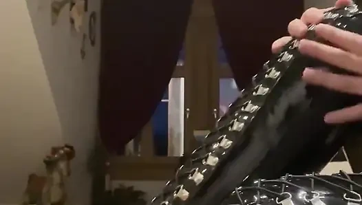 Pvc Giaro Bağcıklı Botlar