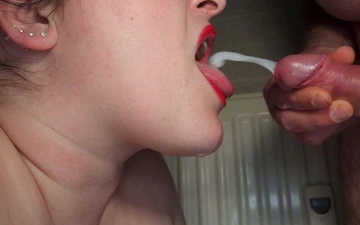 Yakın çekim harika ağız emiyor - asmr oral seks 4k